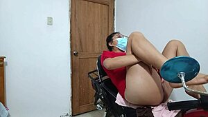 Slutty curvy latina stepdaughter shakes ass begging for hot pussy juice fill