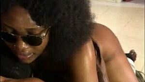 Horny Wife Fucks Sugar Boy Doggystyle While Hubby Waits!