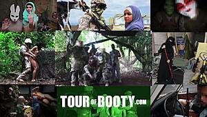 Tour Of Booty: Muslim Prostitute Sucks American Big Dick
