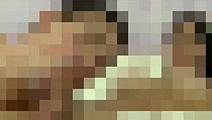 Shemale Cock Tastes Insane in Threesome Blowbang!