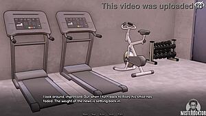 Petite horny shemale ladyboy with small tits and cock teases wet shaved closeup in bunkered roleplay