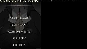 A BIG-TITTED NUN PLAYS NAUGHTY GAMES WITH HER MASSIVE RACK!