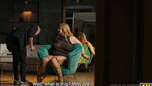 goodwife cheats on sofa craving big tits sideways fuck