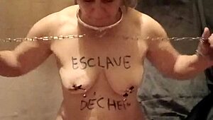 french housewife slut bound and dildo fucked in bdsm home session