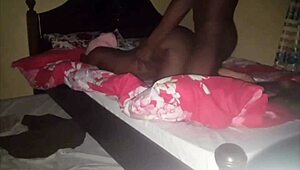 Kenyan slut bends over wet pussy for big black cock pounding moans loud in hardcore amateur part 1