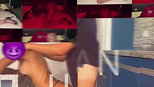 caught me with these two ripped my clothes for tight pussy dp double vaginal dripping gagging choking slapping 😱🔥