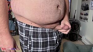 strokin my hard dick till i explode cum everywhere ughh