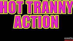 i'm a hot tranny gettin' my ass fucked hard in gangbang orgy cumshot!