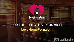 sexy ginger couple breaks billiard rules with deepthroat doggystyle desk sex