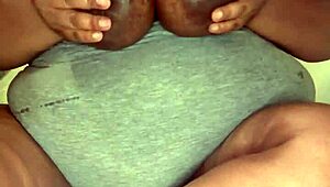 Who's This Sexy Pregnant BBW Fingering Her Tight Asshole And Pussy?