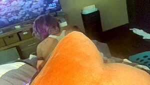 A shy lingerie girl spreads ass for my cock in hot anal playtime