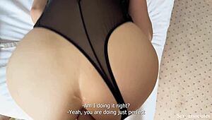 caught stepmom stuffing asshole toy, lubed it for stepdad anal