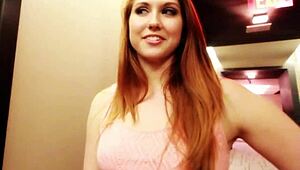 Pale PAWG Natural Tits Bounce Wild on Huge Dark Cock!