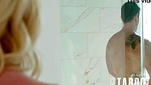 she sneaks a peek at kenna james getting drilled hard by ryan in taboo petite reality