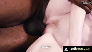 Out Of Family Brat Teen Emma Starletto Craves Black Stepdad Tight Pussy Fuck