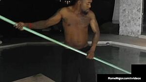 blonde italian milf crams rome major's monster bbc in poolside cunt