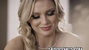 stepdaddy interviews kenzie taylor & carolina sweets in taboo lingerie threesome daddy uncle casting 😈🍆💦