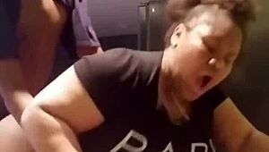 BbW latina skipped kitchen cleanup so i punished her fat ass wet pussy hard