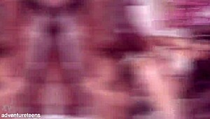 Little Lore Takes Two BBCs Deep in Ass for DAP Pissing Bliss!