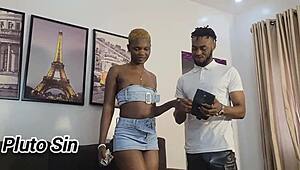 god sexy dora's tight jean miniskirt gets wrecked on pizza delivery fuck