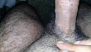 moroccan dude wanks his monster cock with huge cumshot explosion