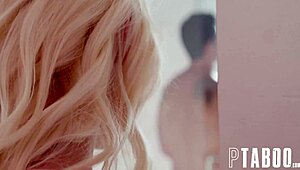 she sneaks a peek at kenna james getting drilled hard by ryan in taboo petite reality