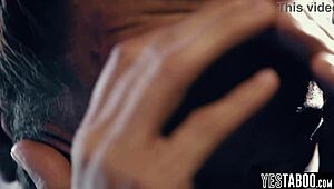 Big tits curvy mature milf catches cheating husband then joins young cock fun