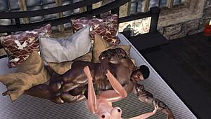 imagine that huge black cock stretching you wide