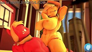 MLP futa cocks explode in massive cum compilation!