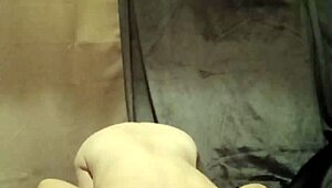 french housewife slut bound and dildo fucked in bdsm home session