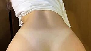 best lap dance ever from roommate girlfriend with big ass cowgirl riding skills