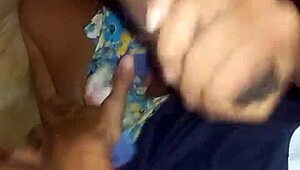 my stepmom helps with handjob n deepthroat feels so good!!