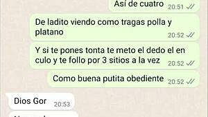 my latina girlfriend burns hot with banana play part 4