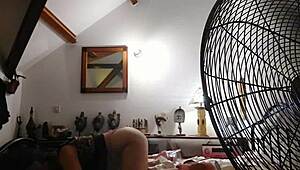 French Slut in Black Satin Dress Lifts Corset for Doggystyle Tease Blowjob Rimjob POV Licking