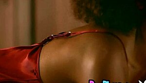 Petite Curly Black Milf Spreads Legs Wide for Pussy View