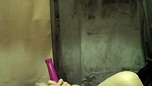 french housewife slut bound and dildo fucked in bdsm home session