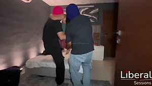 ohh dios my sexy schoolgirl outfit torn surprise fucked hard by two classmate studs!!