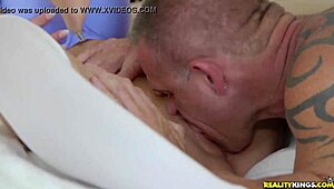 Brunette teen licks blonde pussy bold and deep reality style