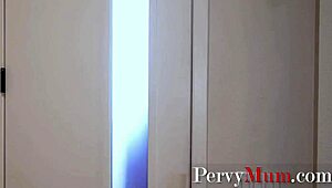 pov milf mommy cougar spreads thick thighs in taboo mother-in-law roleplay fuck