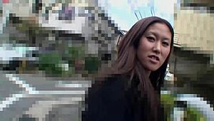 beautiful black-haired asian fukushima nagisa visits guy's home and heats up