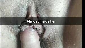 your girlfriend lets him bareback creampie her ovulating pussy on cam cuckold shame!