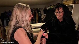 lesbian grannies tease feet before explosive orgasms hit