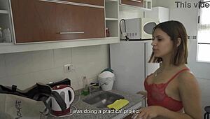 i caught my stepsis naked on cam begging for my cock to sell her vids