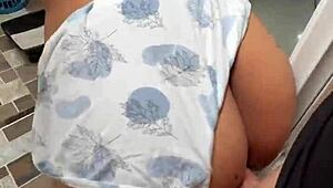 colombian neighbor washes clothes then gets fucked for payment