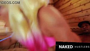 Blonde Bunny Baddie Deepthroats Two Monster Cocks Public Gazebo Ride