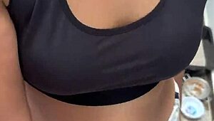 colombian neighbor washes clothes then gets fucked for payment