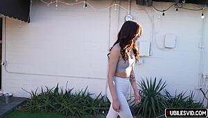 stepsis jade maris kicks off her naughty gaming fun