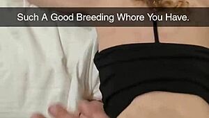 Breed Me Daddy! Ovulating Cheating Milf Wife Begs for Snapchat Creampie Pound!