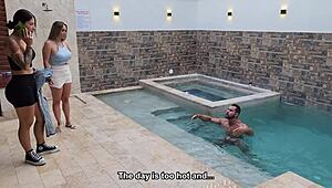 tatiana alvarez and salome gil share intimate outdoor moments with stranger