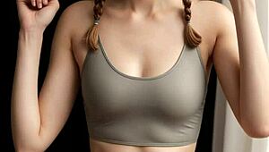 ai girls model cute lingerie panties and barefoot poses